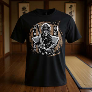 Camiseta de artes marciales japonesas de samurái Kendo Armor Bogu Shinai - Product Image 3