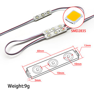 Módulo <span class=keywords><strong>LED</strong></span> DC12V 1.5W SMD2835 con Clasificación IP67, Admite Personalización, Adhesivo Integrado, Tira de <span class=keywords><strong>Luz</strong></span> Regulable para Letreros Publicitarios - Product Image 4