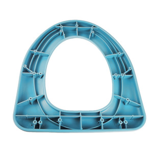 Asiento de Inodoro Grande Shi Hong, Color Azul Lago, Plástico PP, Asiento de Inodoro Extra Grande, Accesorio para Inodoro - Product Image 1