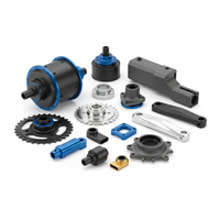 Kit de conversion de vélo électrique en aluminium usiné CNC professionnel, supports et composants de moteur de vélo électrique de haute précision