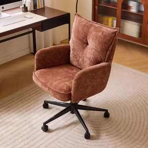 Chaise de bureau moderne et réglable en hauteur avec dossier solide et base en acier – Confortable pour la maison, la chambre et le salon - Product Image 3