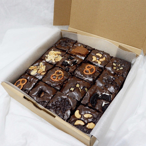 JM Custom Postal Dessert Craft Bakery Cardboard Cartons Paper Boxes Brownies Box Brownie Packaging Box