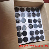 Mini pots à bougies en verre ambré vides de 3 oz avec couvercle en liège, 90 g, petits porte-cire verts pour la maison, Noël, Pâques, logo personnalisable imprimé