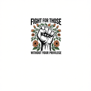 Combattre pour ceux qui n'ont pas le privilège que vous avez – T-shirt Droits de l'homme Égalité Vêtements - Product Image 2