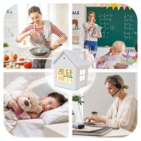 Reloj Despertador Digital Infantil con Pantalla LCD, Diseño de Dibujos Animados, Económico, Funciona con Pilas, Ideal para Regalo de Cumpleaños