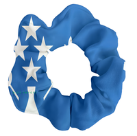Élastiques à cheveux avec drapeau de Montserrat pour femmes, filles et enfants, élastiques à cheveux patriotiques, queues de cheval, accessoires pour cheveux, décorations pour la fête nationale