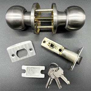 Nhà Máy Sản Xuất Bán Buôn Cung Cấp Cerradura De Pomo Núm Tròn Cửa Khóa An Ninh Chốt Cửa Rim Khóa Xi Lanh Bóng Khóa - Product Image 2