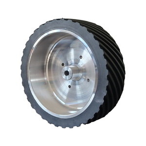 300*65 धर्म रबर ठोस टायर भारी भार फोर्कलिफ्ट टायर एगव के लिए हाथ ट्रक ठोस रबर टायर - Product Image 2