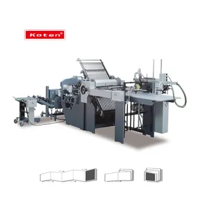 Fast Speed A3 A4 Leaflet Paper Folding Machine Air Suction Feeding Folder Folding Machine