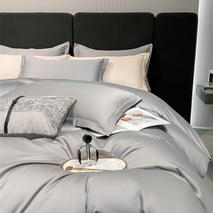 California King Bedding <span class=keywords><strong>Set</strong></span> <span class=keywords><strong>100</strong></span> <span class=keywords><strong>cotone</strong></span> lenzuolo copripiumino matrimoniale 140 x200cm <span class=keywords><strong>Set</strong></span> piumino con angoli profondi Hotel - Product Image 6