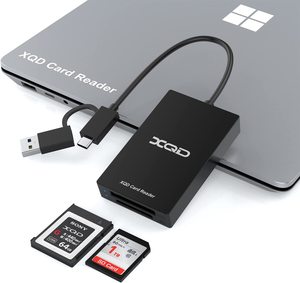 Đầu Đọc Thẻ Nhớ Hai Khe Cắm Thẻ USB 3.1 XQD Loại C(5Gpbs) Đầu Đọc <span class=keywords><strong>Sony</strong></span> XQD Cho Dòng <span class=keywords><strong>Sony</strong></span> G/M Lexar 2933x/1400x USB - Product Image 2