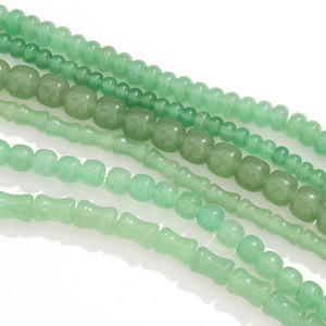 Perles de jade de Nantong, formes variées, perles d'espacement en pierre naturelle 3D pour la création de bijoux DIY, bracelets, colliers, accessoires - Product Image 5