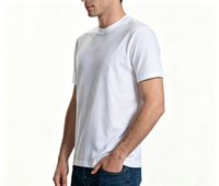 Maßgeschneidertes Hochwertiges Regular-Style 100% Ringgesponnenes Baumwoll-Unisex-T-Shirt, Personalisieren Sie Ihr Logo Rundhals-T-Shirt