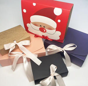 מוצר חדש חם מגנטי תיבת מתנה לבן קופסת מתנה מגנט תיבת מגנט עם סרט - Product Image 6