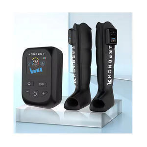 รองเท้าบู๊ทบีบอัดลมแบบปรับได้ OEM ODM 4 ถุงลม ช่วยกระตุ้นการไหลเวียนโลหิต ปรับขนาดได้ แรงดันสูงสุด 240 มม.ปรอท - Product Image 1