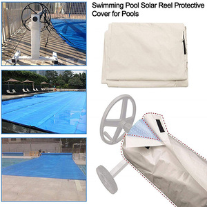 <b>Pool</b> Cover Roll On Waterproof Oxford Cloth Solar Heating <b>For</b> Inground Above Ground <b>Pools</b> <b>Garden</b> Patio Use - Product Image 3