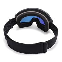 Lunettes de motocross polarisées UV400, anti-buée, coupe-vent, anti-poussière, monture intégrale en TPU, sangle réglable pour le ski et la motoneige