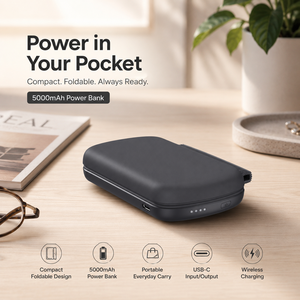 Nuevo Banco <span class=keywords><strong>de</strong></span> Energía Inalámbrico Magnético 3 en 1 <span class=keywords><strong>de</strong></span> 5000mAh con Silicona Plegable para <span class=keywords><strong>iPhone</strong></span> 17 16 15 Pro Max (2026) - Product Image 5