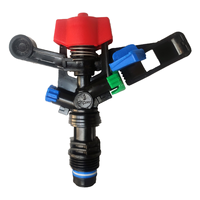 Arroseur oscillant rotatif automatique 360° pour l'irrigation agricole, avec boîte de vitesses métallique, moteur et grande portée pour un bon effet de brumisation