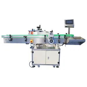 automatic self adhesive label bottling and labeling machine for beer cans