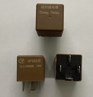 Relais de temporisation automobile 12V DC 15A, temporisation de 6 secondes pour dégivreur de voiture et commande d'éclairage intérieur HF3503E 12 L15B600