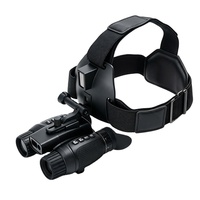 Jumelles TFN MV20 4K avec zoom 7X, lunettes de vision nocturne 3D montées sur la tête, carte TF 256G