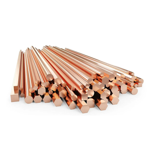 High Quality Round Copper Bar Non-Alloy 99% Cu 1/2'' <b>Hex</b> Rod Welding Bending Cutting Services Decoration Industry - Product Image 1