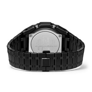 Nouveau Design en acier inoxydable Ga2100 montre Mod Kit accessoires deux tons Surface Compatible pour <span class=keywords><strong>Oak</strong></span> <span class=keywords><strong>G</strong></span> <span class=keywords><strong>Shock</strong></span> <span class=keywords><strong>Ga</strong></span> <span class=keywords><strong>2100</strong></span> - Product Image 2