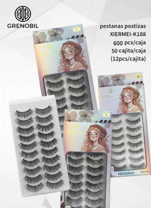 Ciglia Finte Grenoli 10 Paia Extension in Fibra Sintetica Morbida Naturale per Uso Quotidiano - Product Image 3