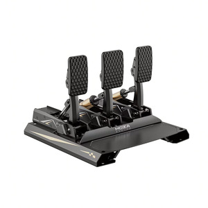 <span class=keywords><strong>Pédales</strong></span> de jeu professionnelles MOZA CRP2 avec cellule de charge, design minimaliste en fibre de carbone et double ressort - Product Image 2