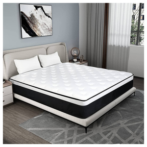 14-Inch Medium Firm Hybrid Mattress in a Box Queen Size Individually Pocket Springs Dual Layer Memory Foam Compress Feature