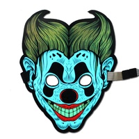 Dsp — masque à panneau EL activé, son personnalisé, masque éclairé LED pour événement de fête, nouvelle collection