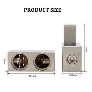 Crimp kabel daya Audio mobil, Amplifier daya 1/2 Splitter, Terminal catu baterai, pilihan Plug-In mudah - Product Image 2