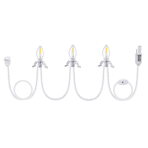 E12 Đèn Chuyển Đổi Dây Điện Kỳ Nghỉ Nhà Máy Trang Trí Đèn Muối Đèn Dây Điện Mở Rộng Dây - Product Image 6