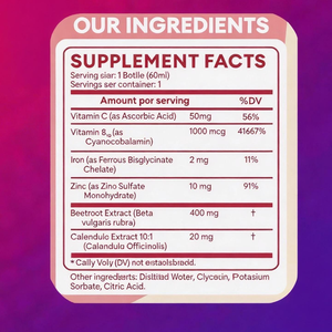 Oem Fe Iron Drop Natural <b>Vitamin</b> C Supplement 60ml Private Label Organic Iron Oral <b>Liquid</b> Drops Iron Drops For Women - Product Image 2