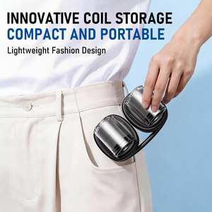 Ventilatore da Collo Senza Pale Sicuro per Bambini e Adulti, Ricaricabile, 200 Velocità, Vestibilità Comoda per Scuola e Gite in Famiglia - Product Image 4