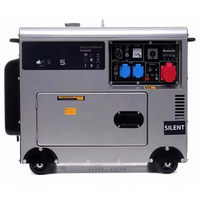 3kVA 5kVA 6kVA 8kVA 10kVA Diesel-Schallgedämmter Generator 10kW 15kW 20kVA Schallgedämpfte Generatoren Schallisolierter Wechselstromgenerator Mit ATS Automatischer Startfunktion