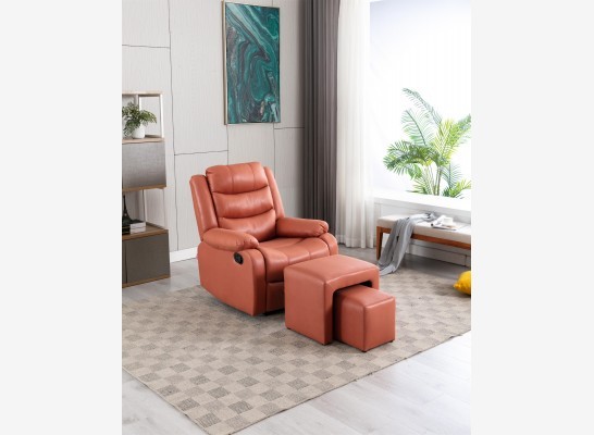 565-K-Grapefruit Red - Footstool