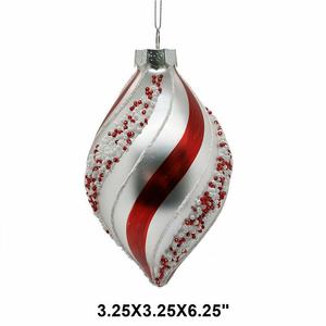 Figuritas de vidrio soplado a mano hechas a medida, adornos de Navidad, <span class=keywords><strong>Bola</strong></span> de Navidad pintada a mano personalizada, adorno, decoración de árbol - Product Image 5