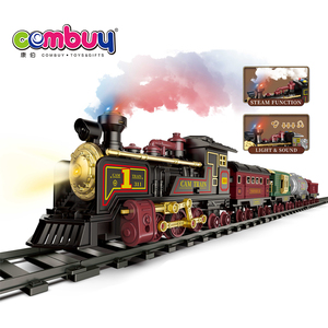 Trenino Elettrico Classico con Luci, Musica e Vapore, Giocattolo con Pista Scorrevole - Product Image 2