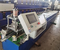 Nouvelle machine de production de cadres de portes à enroulement en acier inoxydable et aluminium avec moteur PLC et roulement, facile à utiliser