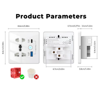 Prise intelligente Wifi Tuya, interrupteur intelligent compatible avec Alexa, Google Home, Yandex, commande vocale, interrupteur intelligent