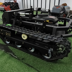Intelligent Remote Control Lawn <b>Mower</b> Gasoline Engine Tracked Crawler Heavy Duty Slope Grass Cutter YR-900LT Powered by a 22HP L - Product Image 4