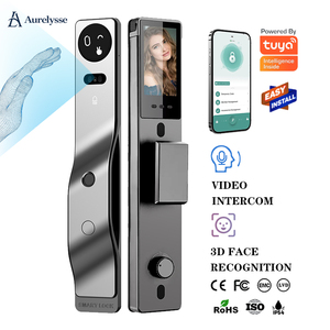 Aurelysse 2026 รุ่นใหม่ล่าสุด ระบบล็อคอัจฉริยะ<span class=keywords><strong>พ</strong></span>ร้อมระบบจดจำใบหน้า 3 มิติ ระบบสแกนลายนิ้วมือแบบ Palm Vein Biometric  <span class=keywords><strong>พ</strong></span>ร้อมวิดีโอดอร์เบลล์ Tuya สำหรับล็อคประตูอัจฉริยะ - Product Image 1