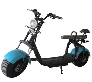 Scooter et vélo tout-terrain à 2 roues avec pneus larges, 60V 1000W 12Ah, avec siège, vitesse de 35-40 km/h, autonomie de 30-100 km - Product Image 1