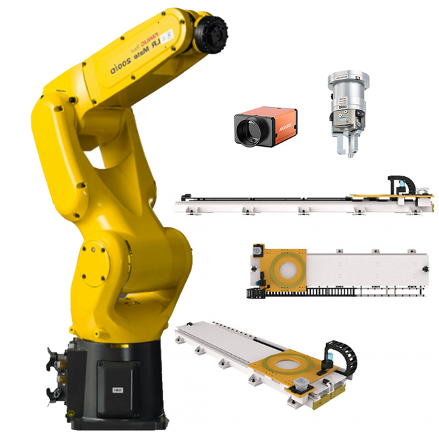 FANUC LR Mate 200id Industrial Robot Arm Handling Assembly Glueing Arc Welding Robotic Workstation Automated Tending Robots