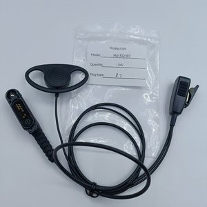 Radio bidirectionnelle filaire avec écouteurs à anneau en D, kit mains libres, haut-parleur PTT, étanche IPX-4, câble renforcé, <span class=keywords><strong>Motorola</strong></span> MXP600 R7 ION APX - Product Image 6