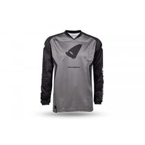 BAMBERG abbigliamento sportivo estivo da corsa maglia da Motocross traspirante in nero/grigio stampato tuta da corsa XL con nome della squadra - Product Image 1