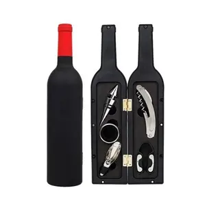 Wedding Favors Black Red Head Bottle Design Box 5pcs per Set Bottle Opener