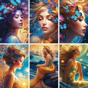 Arte de alta calidad, diseño personalizado, hojas de vidrieras, imágenes de personajes, paneles esmaltados digitales, decoración de piedras, película de vidrio - Product Image 2